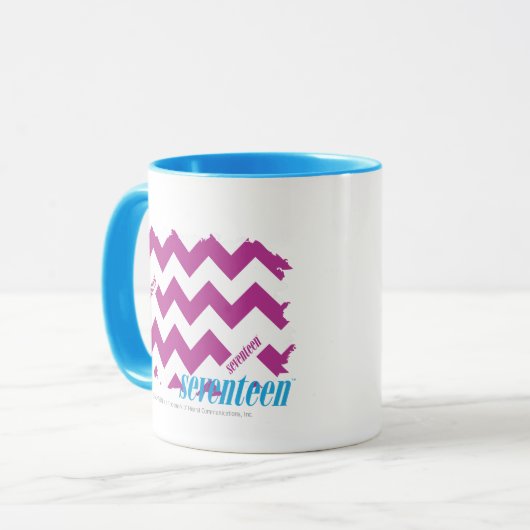 ZigZag Paars 3 Mok (Voorkant links)