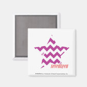 ZigZag Paars 4 Magneet (Voorkant / Achterkant)