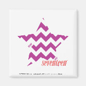 ZigZag Paars 4 Magneet (Voorkant)