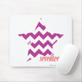 ZigZag Paars 4 Muismat (Met muis)