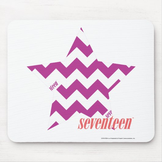 ZigZag Paars 4 Muismat (Voorkant)