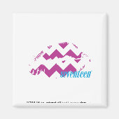 ZigZag Paars Magneet (Voorkant)