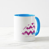 ZigZag Paars Mok (Voorkant rechts)