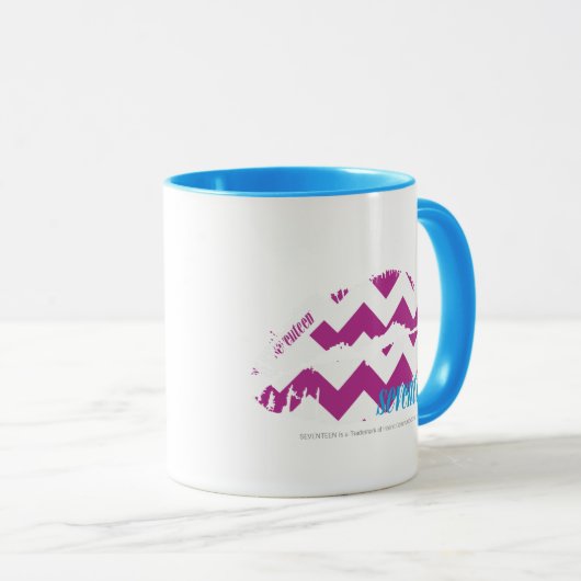 ZigZag Paars Mok (Voorkant rechts)