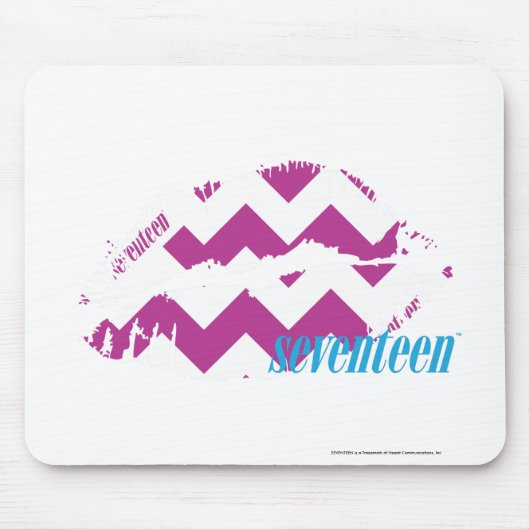 ZigZag Paars Muismat (Voorkant)