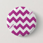 ZigZag Paars Ronde Button 5,7 Cm (Voorkant)