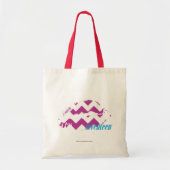 ZigZag Paars Tote Bag (Voorkant)
