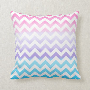 Zigzag Pastel Ombre Kussen