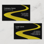 ZigZag Path - Cymbal Path - op zwart Visitekaartje (Voorkant / Achterkant)