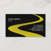 ZigZag Path - Cymbal Path - op zwart Visitekaartje (Achterkant)