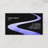 ZigZag Path - Sky Mirror Path - op zwart Visitekaartje (Achterkant)