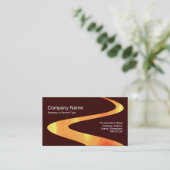 ZigZag Path - Vlampad - Bruin 330000 Visitekaartje (Staand voorkant)