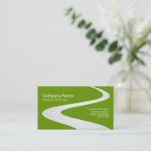 ZigZag Path - Wit (in de schaduw) op 669900 Visitekaartje (Staand voorkant)