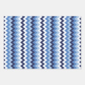 Zigzag patroon 1 inpakpapier vel (Voorkant)