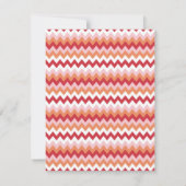 Zigzag patroon 2 notitiekaartje (Achterkant)