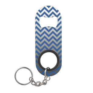 ZIGZAG patroon - grijze gradiënten + uw rug. Mini Flessenopener