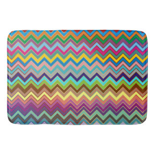 ZIGZAG patroon - kleur + uw ideeën Badmat