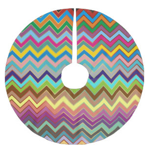 ZIGZAG patroon - kleur + uw ideeën Kerstboom Rok