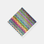 ZIGZAG patroon - kleur + uw ideeën Servetten (Hoek)