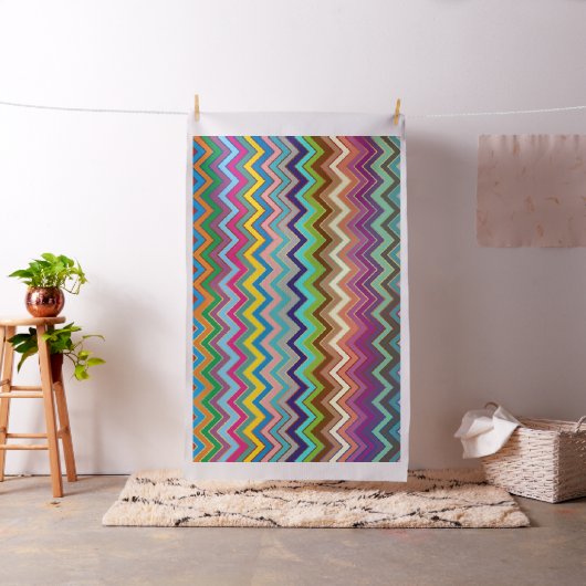 ZIGZAG patroon - kleur + uw ideeën Stof (Voorbeeld)