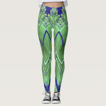 Zigzag patroon "Ratti_Creative_Arts" Leggings