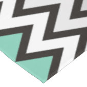 ZIGZAG patroon - zwart wit grijs + uw idee Tafelkleed (Gekanteld)