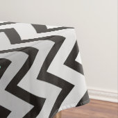 ZIGZAG patroon - zwart wit grijs + uw idee Tafelkleed (Voorbeeld)