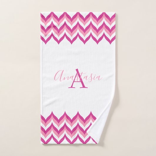 Zigzag Pattern Bad Handdoek (Handdoek)