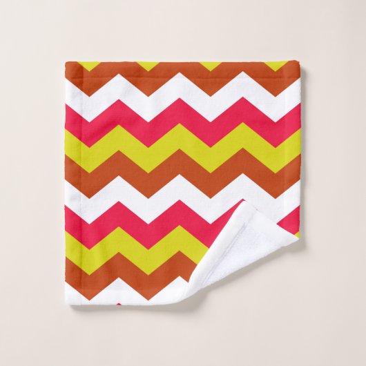 ZIGZAG PATTERN. BAD HANDDOEK (Wasdoekje)