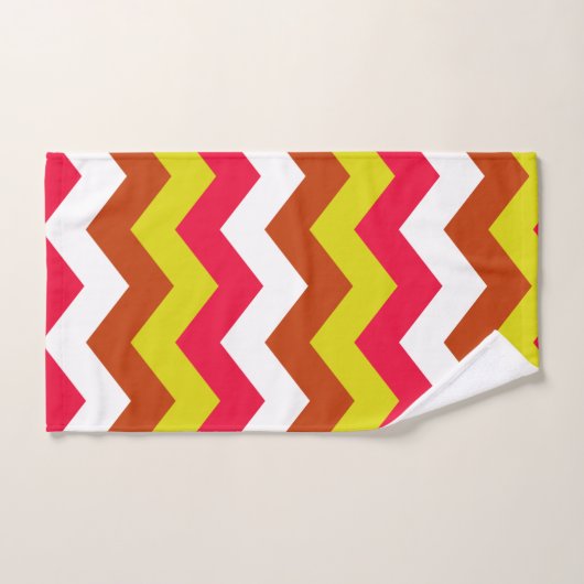 ZIGZAG PATTERN. BAD HANDDOEK (Handdoek)