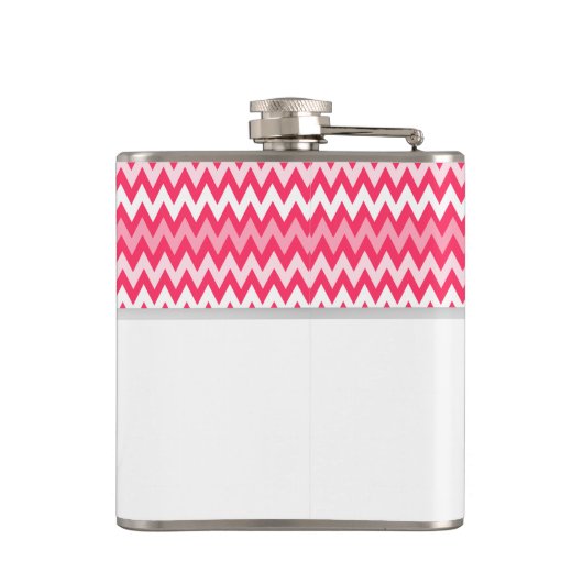 Zigzag Pattern Bridesmaid Heupfles (Achterkant)