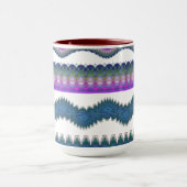 Zigzag Pattern Coffee Mug Mok (Midden)