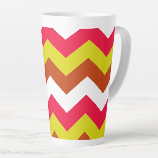 ZIGZAG PATTERN. LATTE MOK (Rechterhoek)