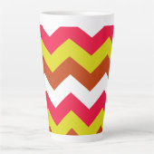 ZIGZAG PATTERN. LATTE MOK (Voorkant)