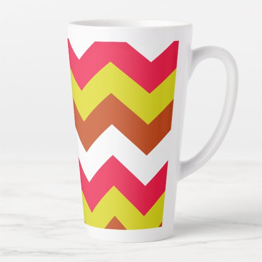 ZIGZAG PATTERN. LATTE MOK (Rechts)