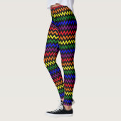 Zigzag Pride Kleuren Leggings (Links)