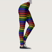 Zigzag Pride Kleuren Leggings (Rechts)