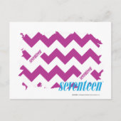 ZigZag Purple 3 Briefkaart (Voorkant)