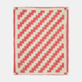 Zigzag Quilt voor kinderen Fleece Deken (Voorkant)