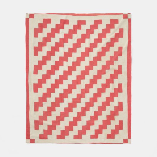 Zigzag Quilt voor kinderen Fleece Deken (Voorkant)