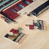 zigzag-reizigers- en goederentreinen legpuzzel (Zijkant)