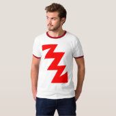 ZigZag - Rood T-shirt (Voorkant volledig)