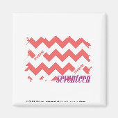 ZigZag Roze 2 Magneet (Voorkant)