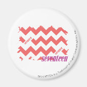 ZigZag Roze 2 Magneet (Voorkant)