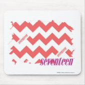 ZigZag Roze 2 Muismat (Voorkant)