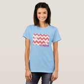ZigZag Roze 2 T-shirt (Voorkant volledig)