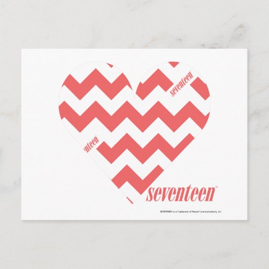 ZigZag Roze 3 Briefkaart (Voorkant)