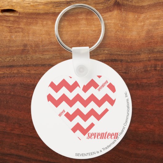 ZigZag Roze 3 Sleutelhanger (Voorkant)