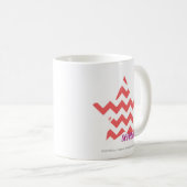 ZigZag Roze 4 Koffiemok (Voorkant rechts)