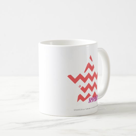 ZigZag Roze 4 Koffiemok (Voorkant rechts)